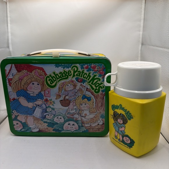 Other - Vintage 1983 Cabbage Patch Kids Metal Lunch Box Appalachian Arts Lunch Box